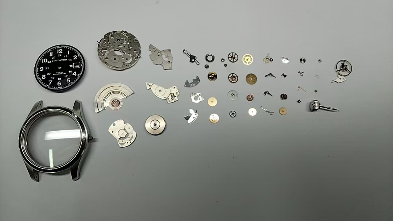 2026.4.18 修表日记：武汉汉密尔顿机械表进水停走及时送修检修保养